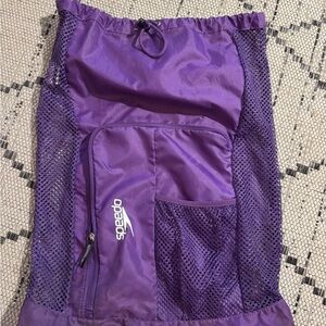 Speedo Violet Mesh Swim Bag